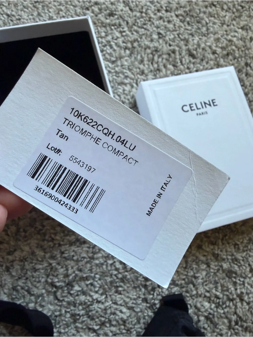 CELINE SMALL FLAP WALLET TRIOMPHE IN TRIOMPHE CANVAS